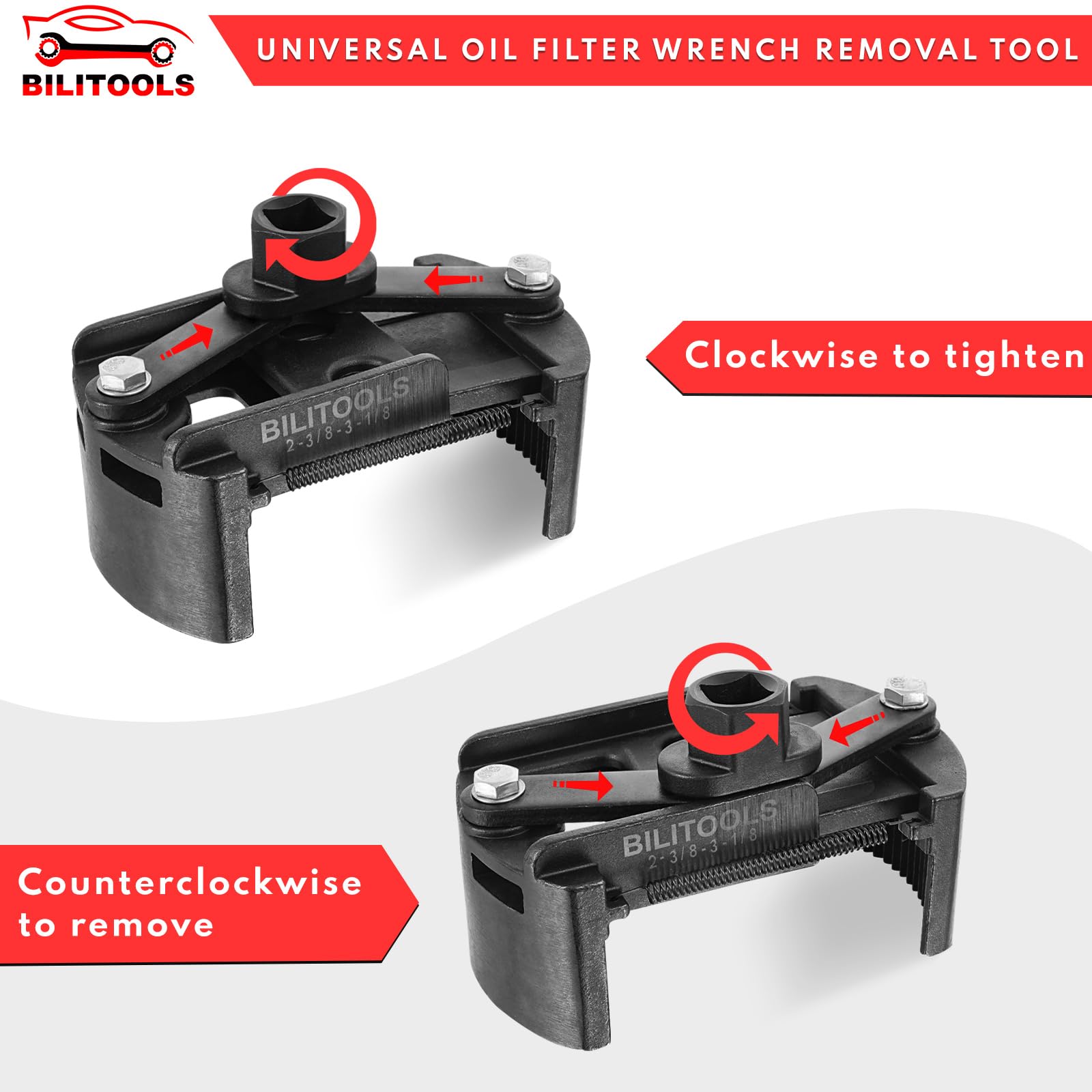 BILITOOLS 1/2 inch drive end visible, compatible with common ratchets for controlled torque