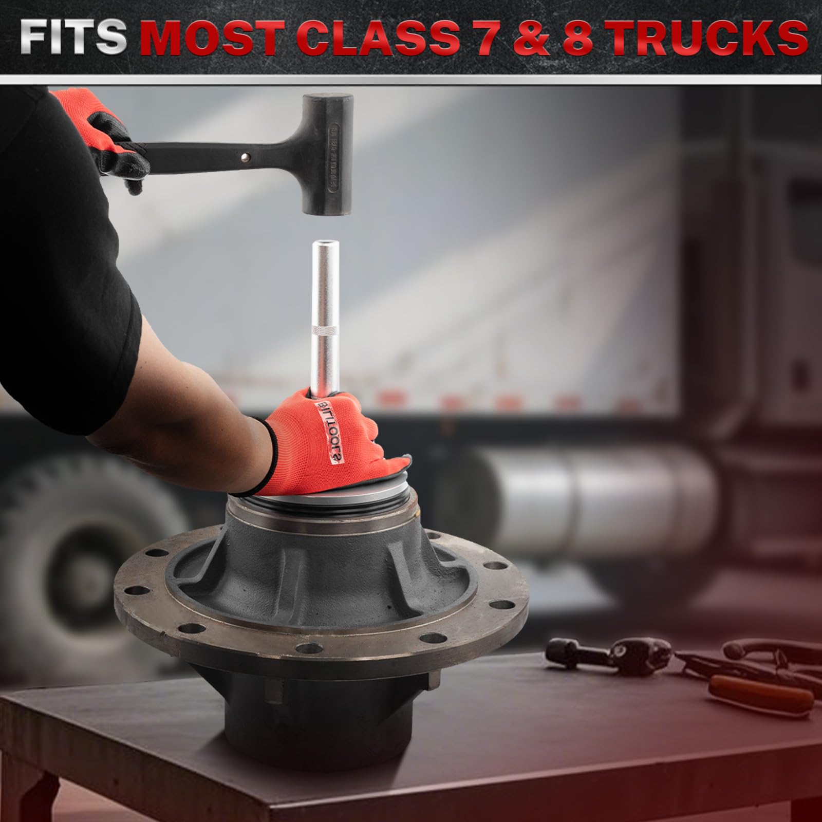 BILITOOLS five large drivers laid out to display different diameters and selection options