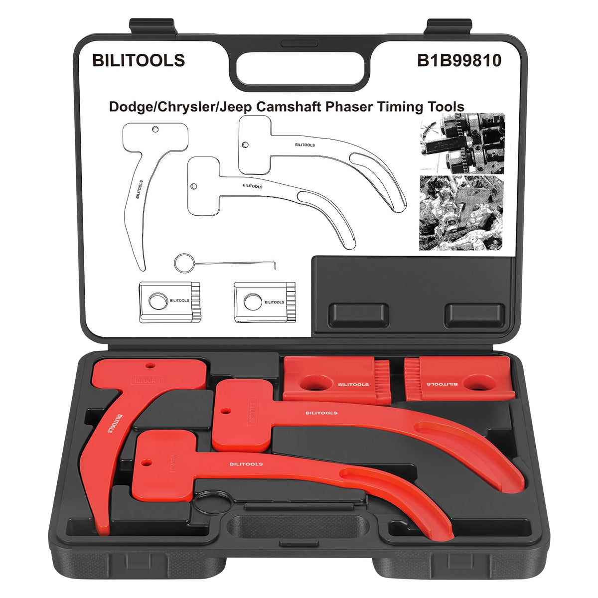 BILITOOLS front packaging showing full 3.6 Pentastar kit and components, professional readiness