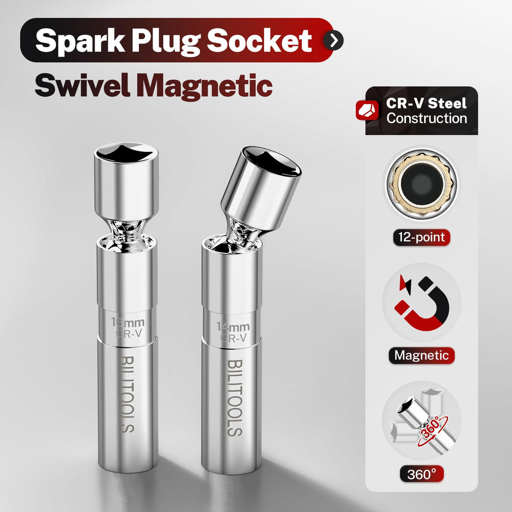 BILITOOLS spark plug gap tool detail with measurements for accurate gaps