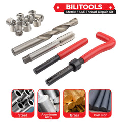 BILITOOLS HSS drill close-up demonstrating clean hole cutting benefit