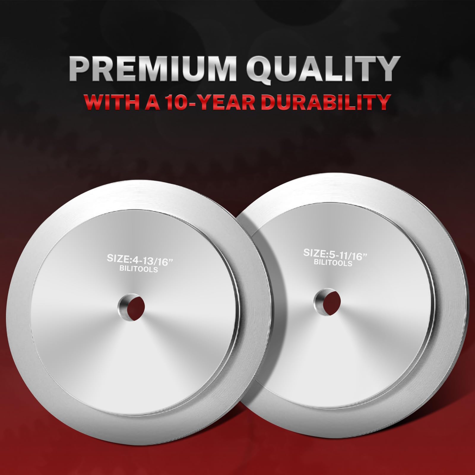 BILITOOLS laser-engraved size markings on driver for fast and accurate selection