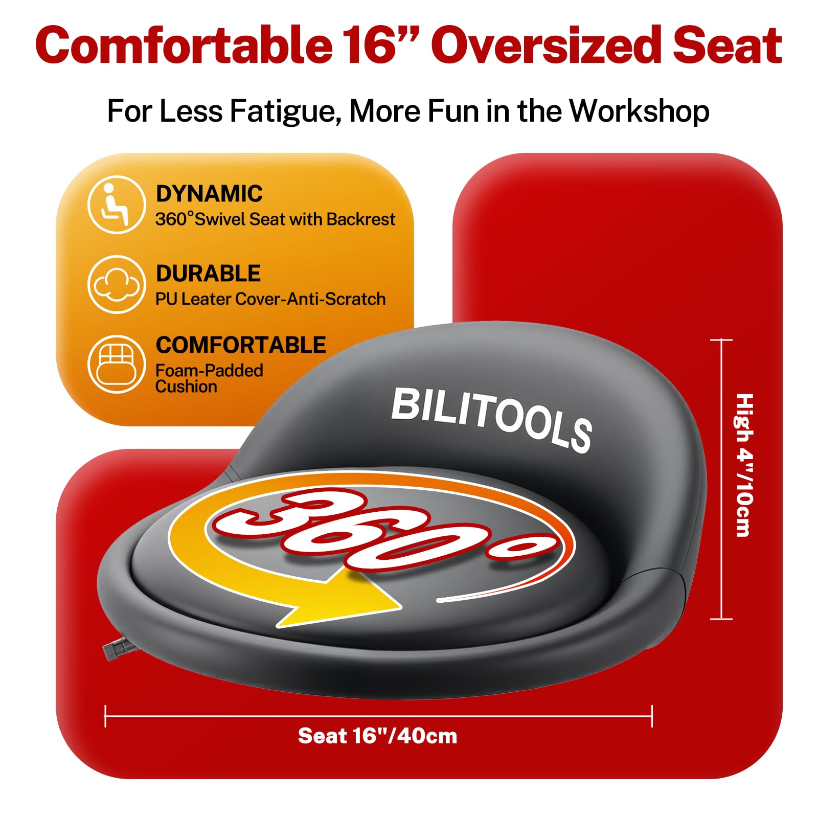 BILITOOLS hand using pneumatic lever to show quick height adjustment