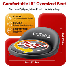 BILITOOLS hand using pneumatic lever to show quick height adjustment