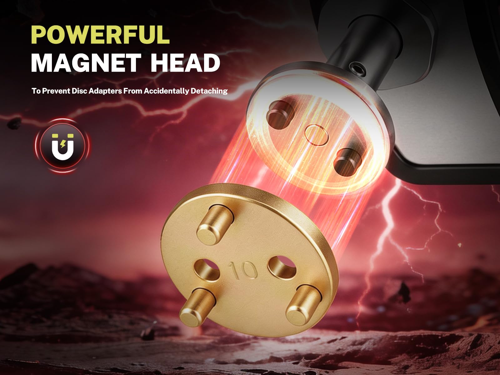 BILITOOLS 360-degree swivel handle detail improving alignment in tight spaces