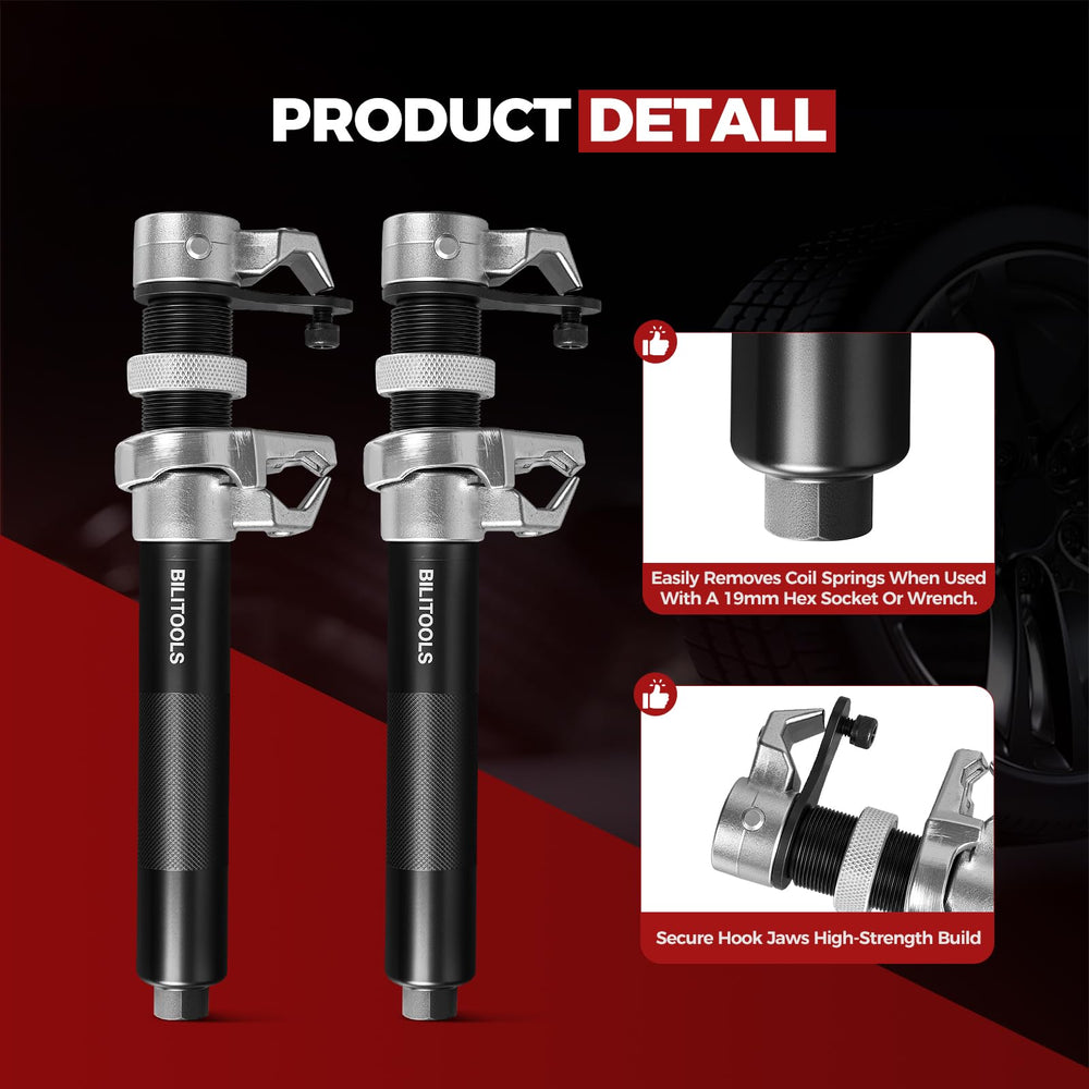 BILITOOLS threads and 19 mm hex drive for controlled, even tightening