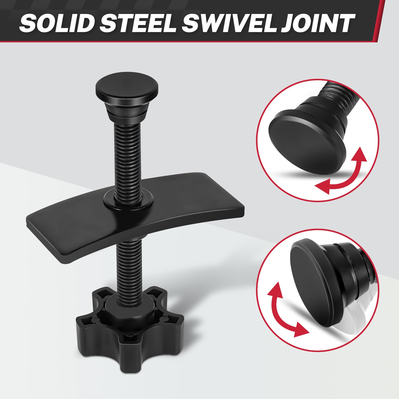 BILITOOLS clear view of screw threads for smooth, consistent compression