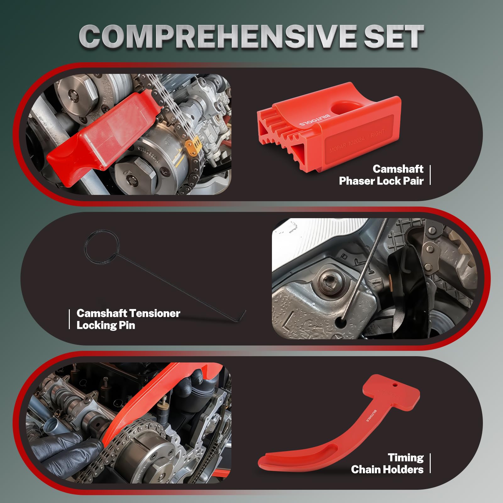 BILITOOLS timing chain holder for driver side fitted for secure chain positioning benefit