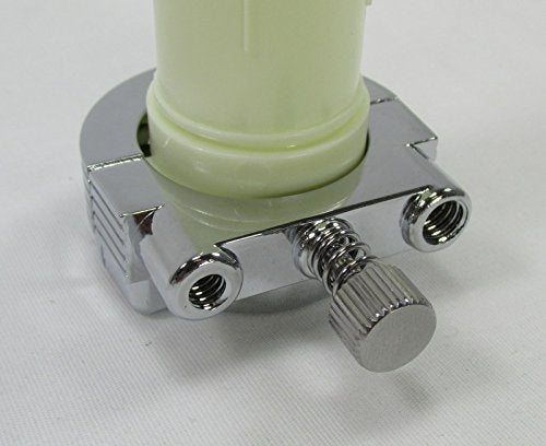 Billet Proof chrome cable housing clamp securing cables and preserving finish