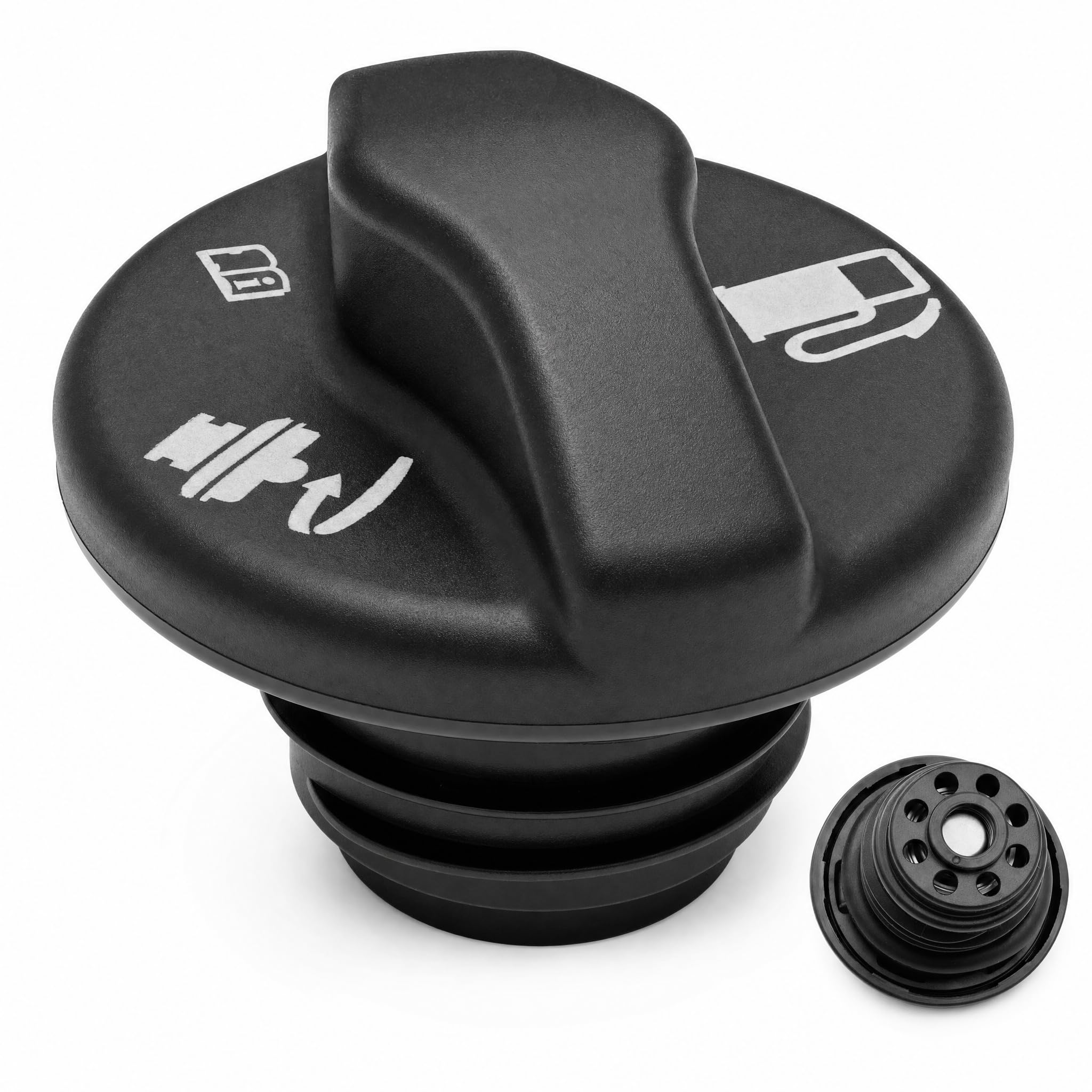 Billet Proof Designs front view gas cap shows OE-style fit and clean finish