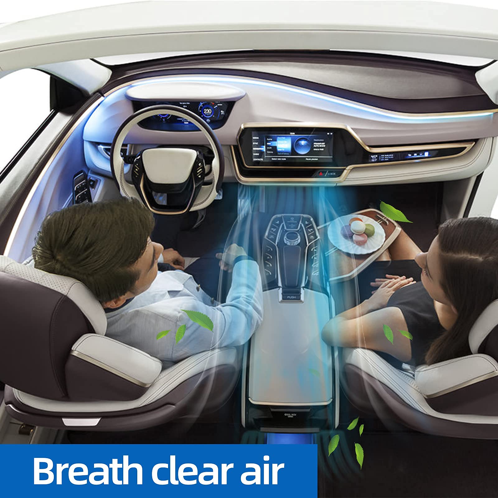 Billowy CF11966 in a car cabin scene suggesting cleaner air and improved driving comfort