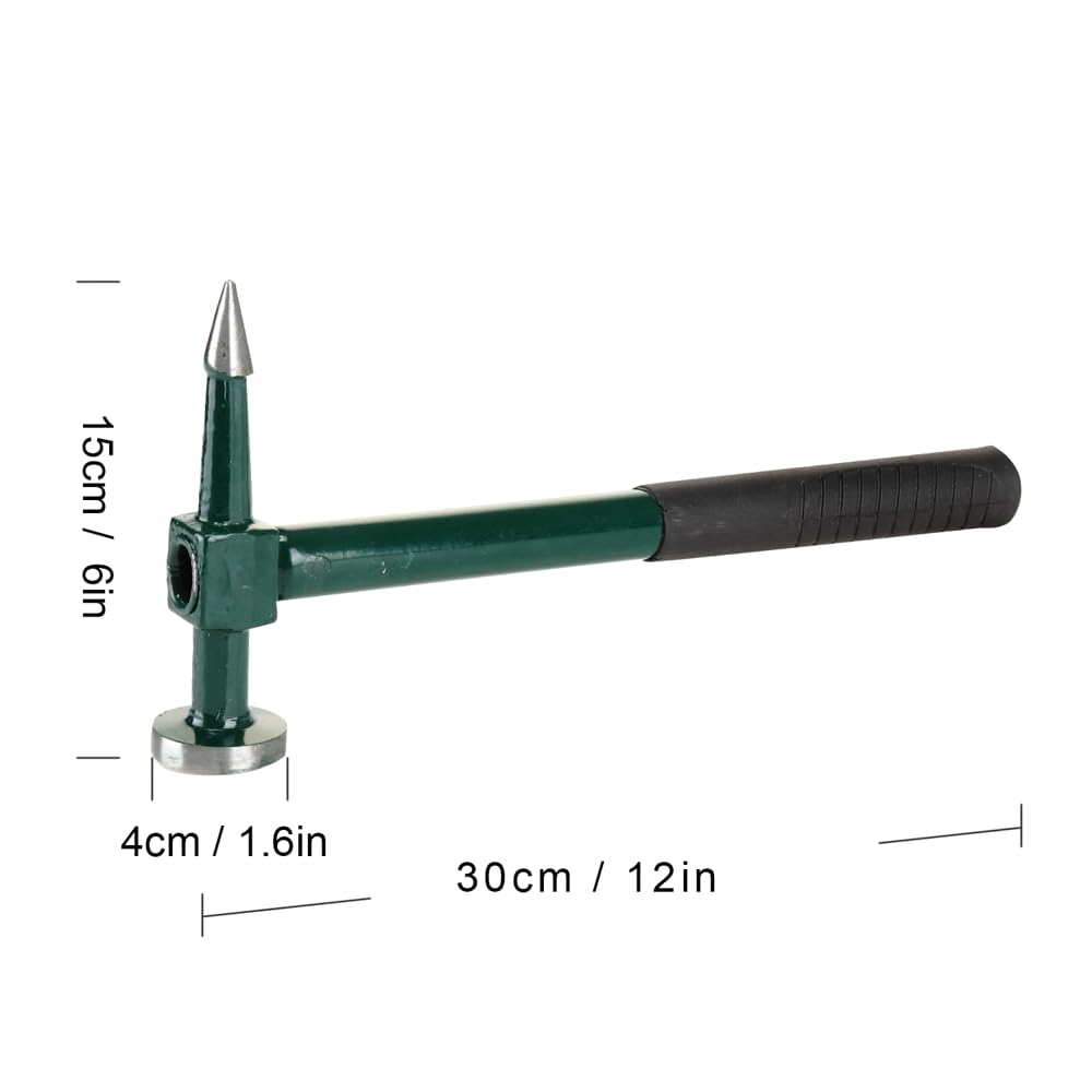 BinaryABC hammer handle detail highlighting ergonomic grip for comfortable, controlled strikes