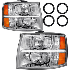 Bincmay front view assembly pair showing clean fit and improved visibility