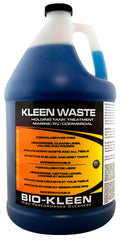 Biokleen Kleen Waste front label showing product name and capacity for easy identification
