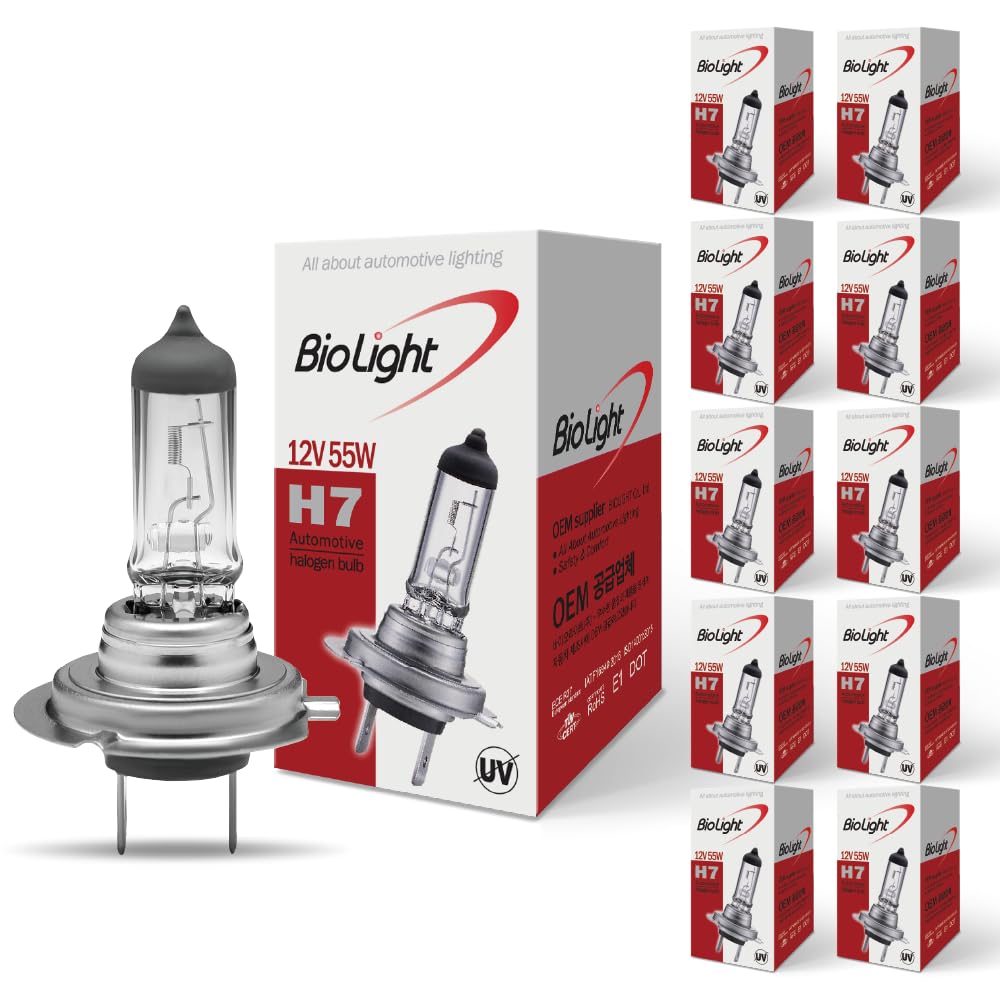 BIOLIGHT KM front packaging showing brand and bulb type, clear product information and benefit