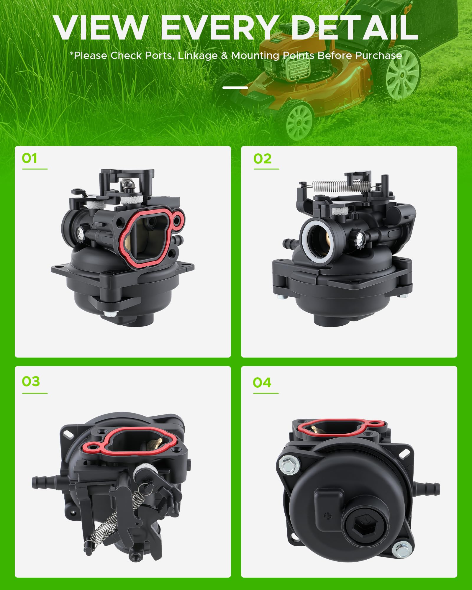 BioLion carburetor next to wrench illustrating compact size and scale