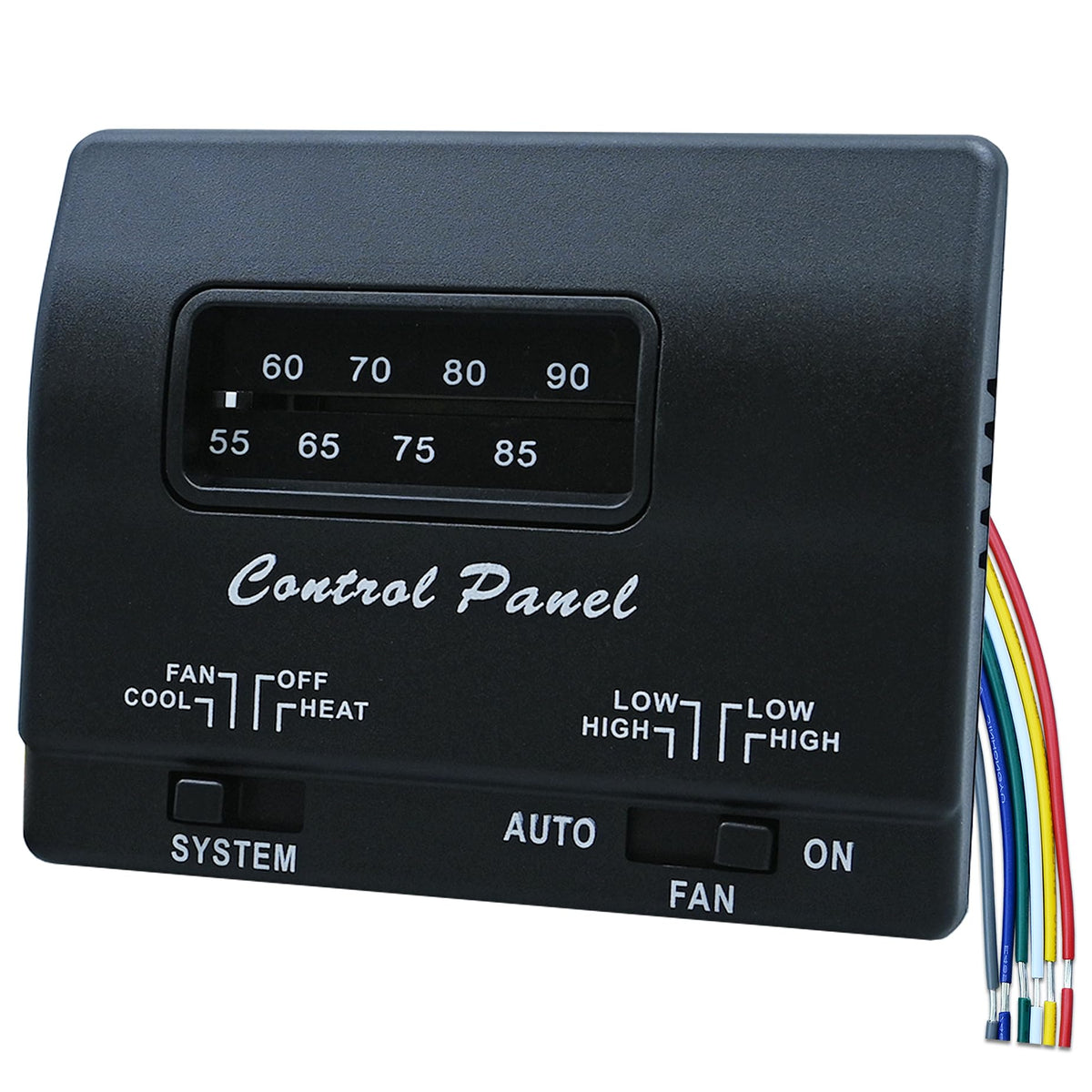 BIPIMIFI thermostat front face plate showing clear controls for quick replacement