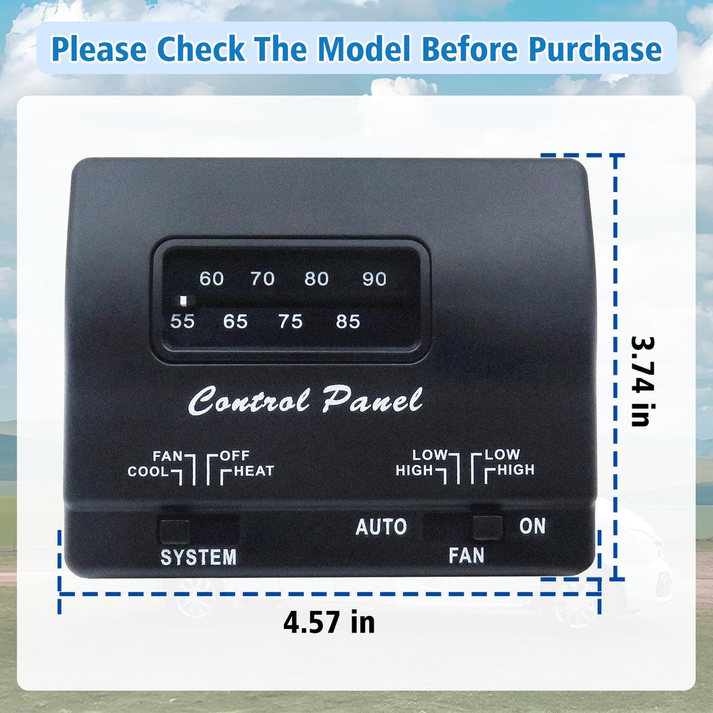 BIPIMIFI thermostat visible in RV interior offering comfortable cabin climate