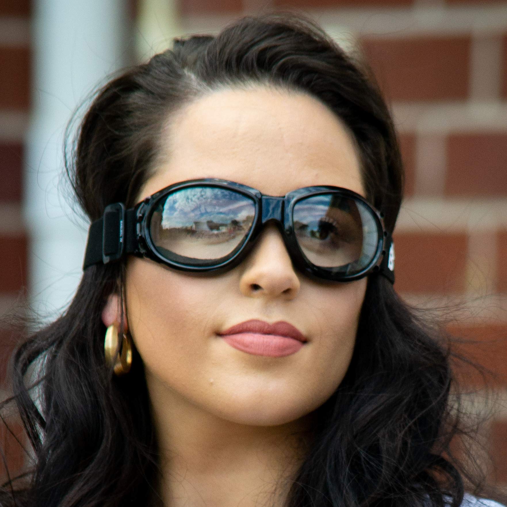 Birdz pair of clear and super-dark lenses showing quick-swap versatility