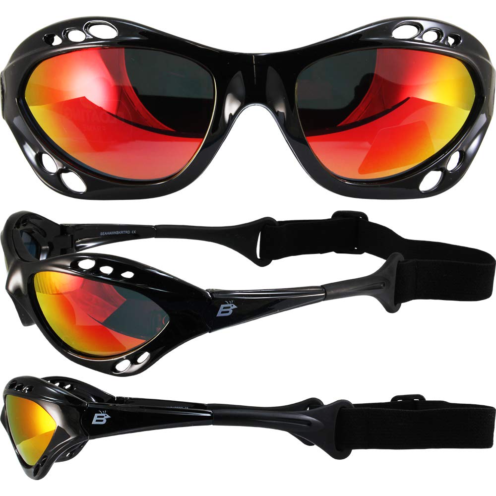 Birdz microfiber bag with Birdz Seahawk shades, protecting lenses during transport