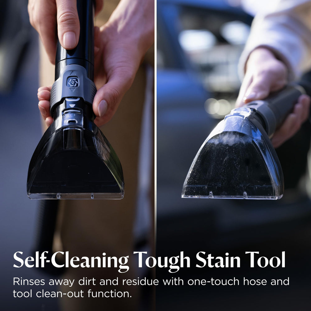 BISSELL Little Green smooth-rolling wheels and handle for easy transport benefit