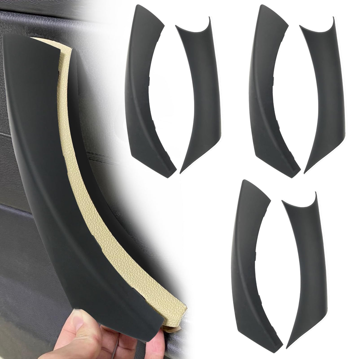 BJchiwu front handle cover installed showing clean finish and restored feel