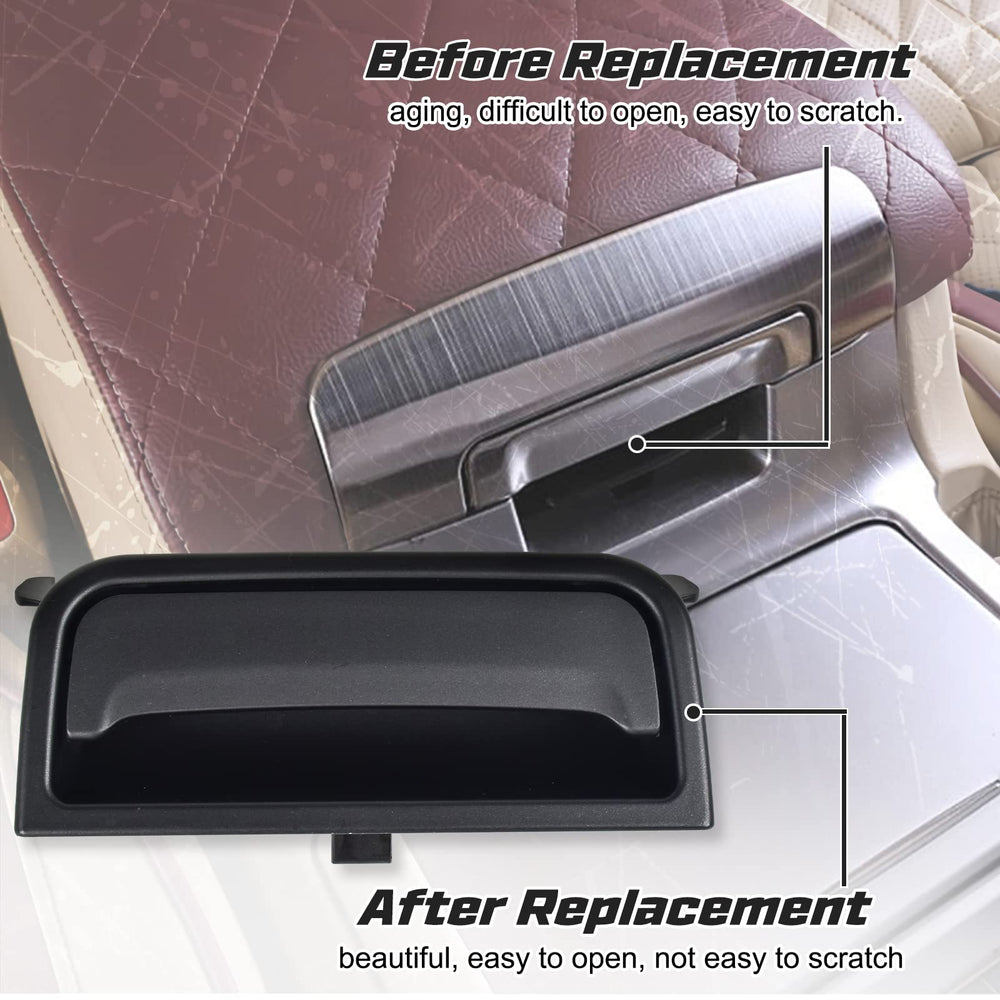 BJYXSHOP lifestyle image of truck interior with new latch improving console appearance and function