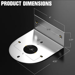 BJZ side-mounted bracket on truck illustrating flexible mounting positions
