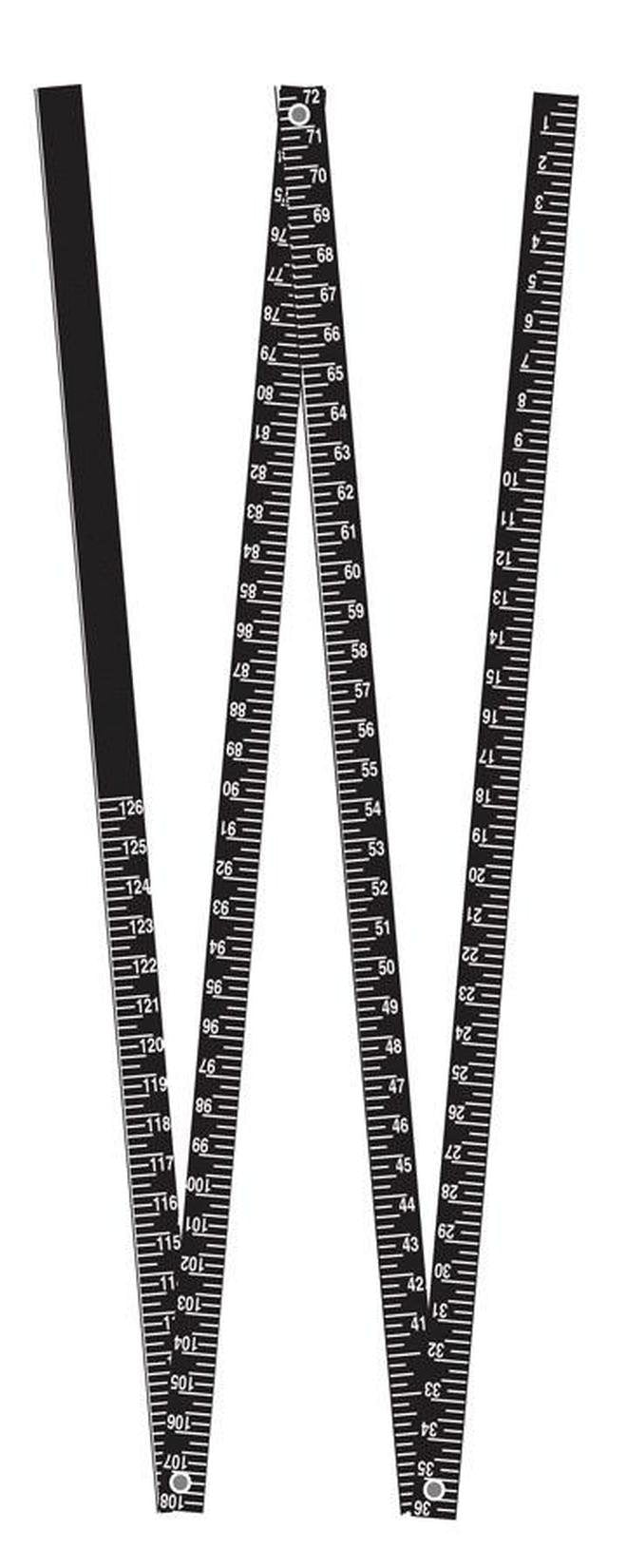 B&K Tank measuring stick front view showing calibration marks for quick accurate reads