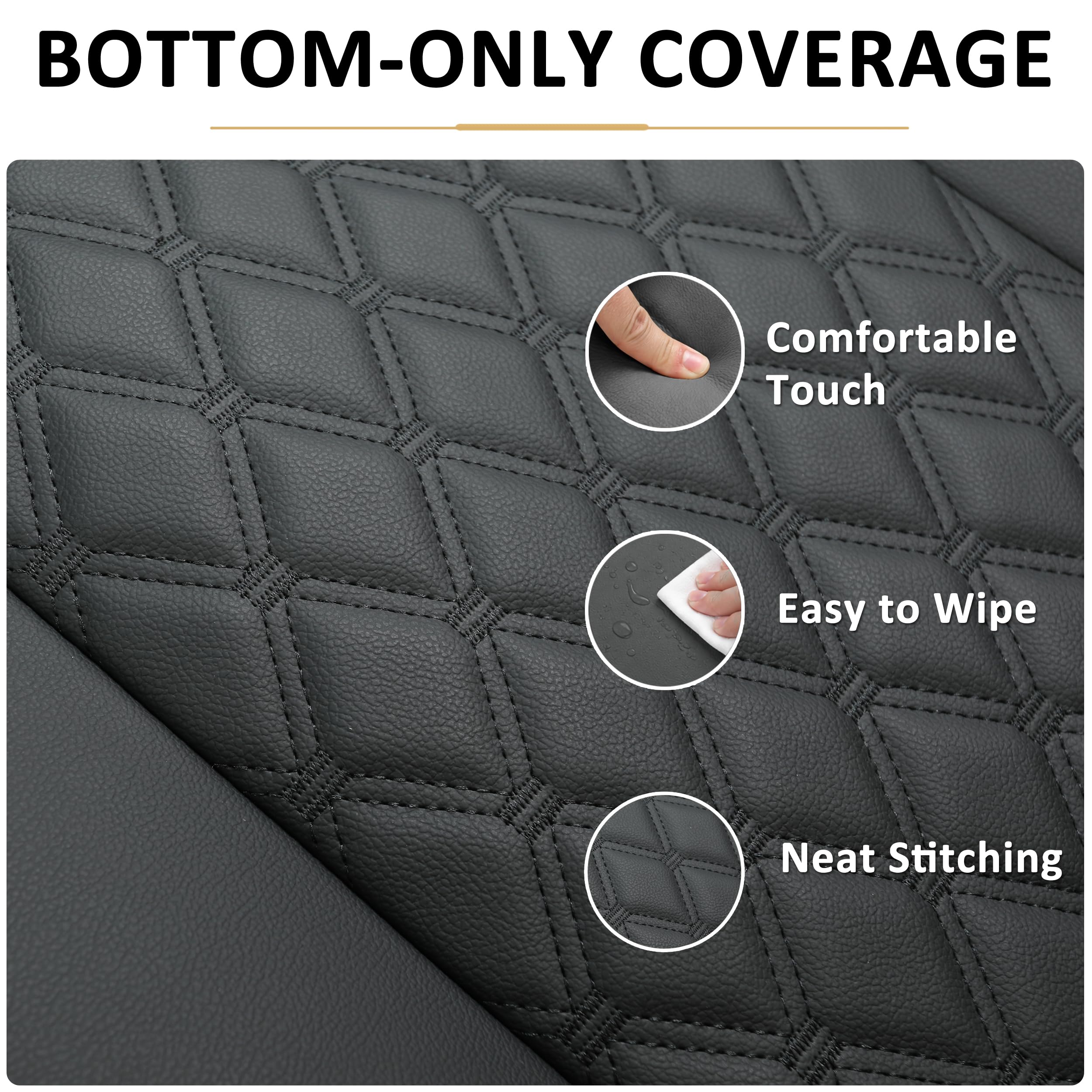 Black Panther front pocket holding items for added in-car organization