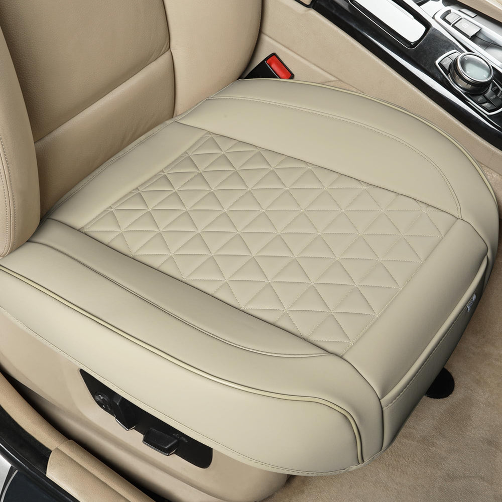 Black Panther front view on seat showing clean fit and protection
