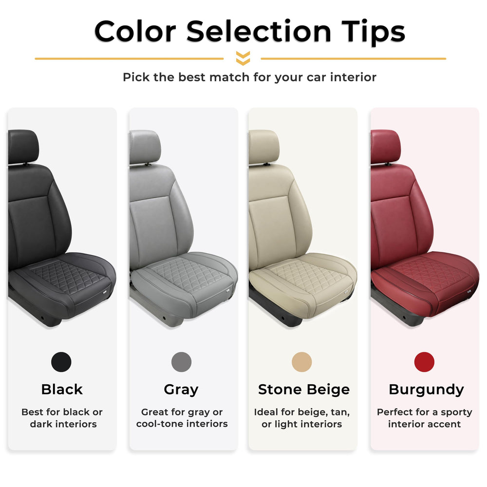 Black Panther installed seat in car interior adding refined style