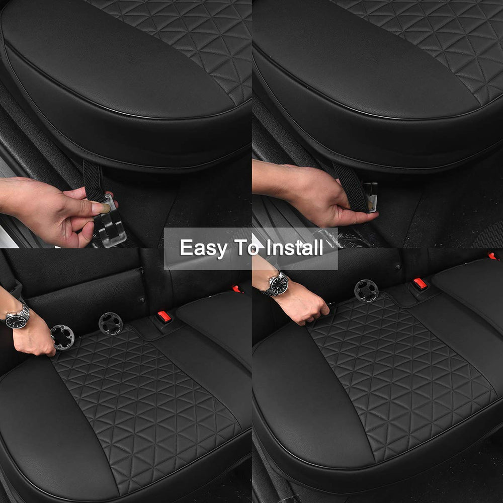 Black Panther PU leather waterproof demo repelling spills for easy cleaning