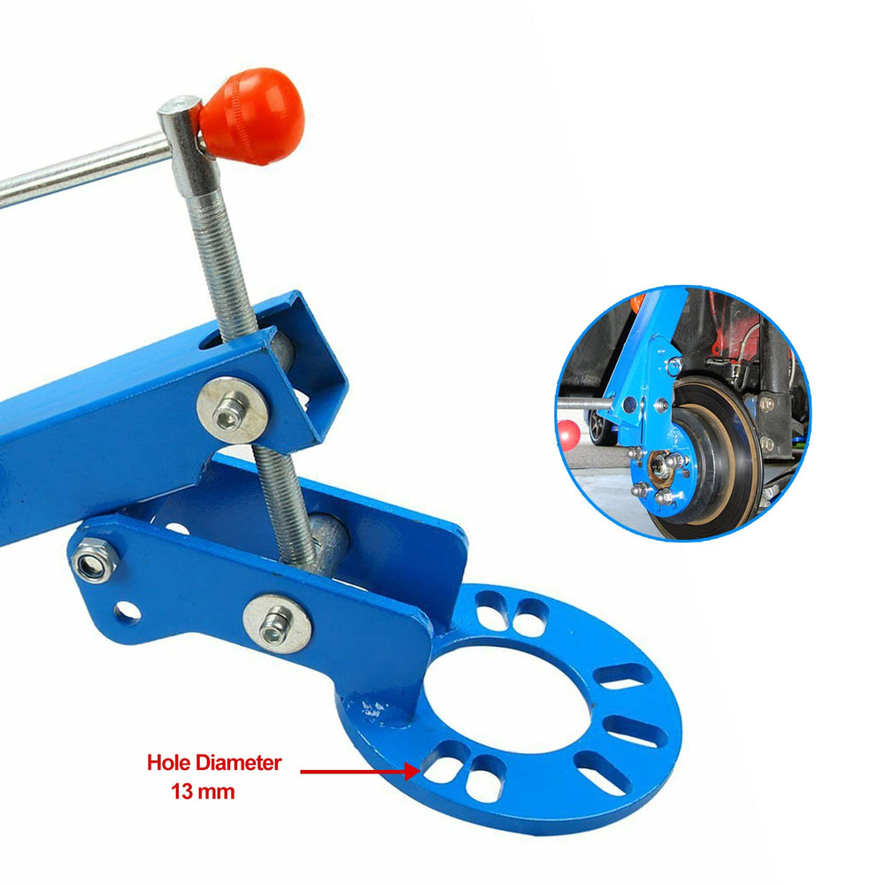 BLACKHORSE-RACING in use on wheel arch demonstrating gradual lip rolling benefit