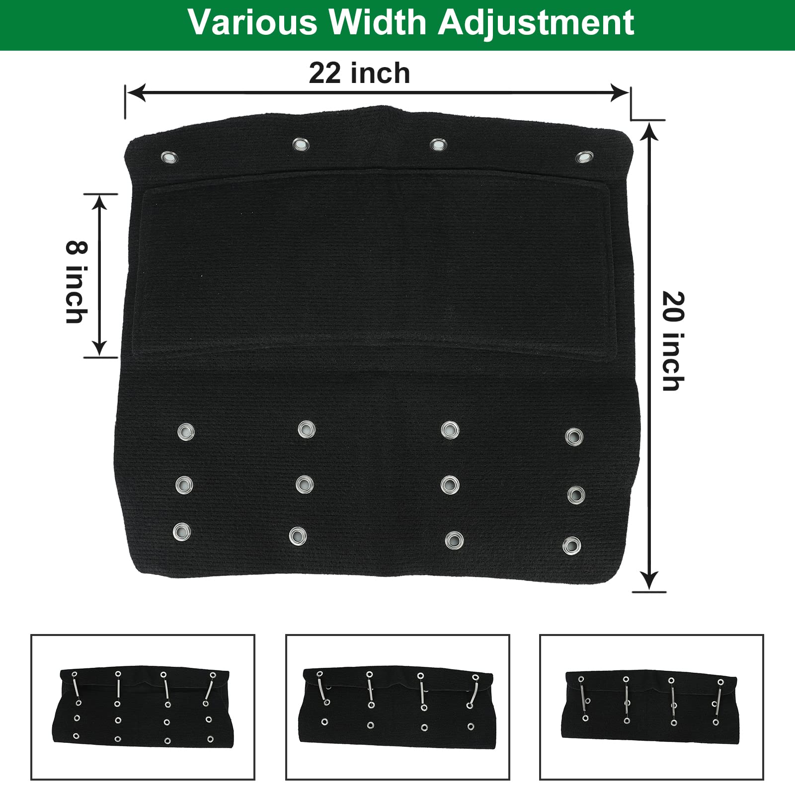 BLACKHORSE-RACING installed on curved metal step, demonstrates snug wrap fit