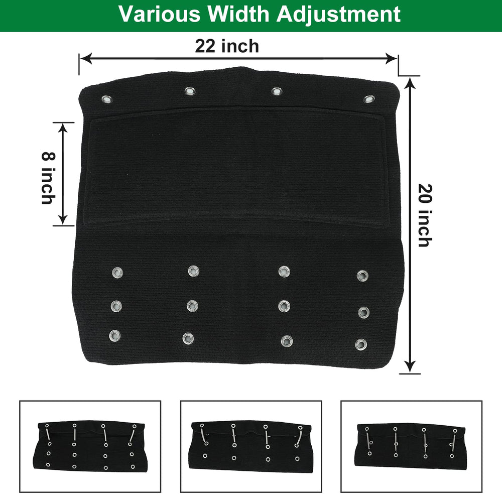 BLACKHORSE-RACING installed on curved metal step, demonstrates snug wrap fit