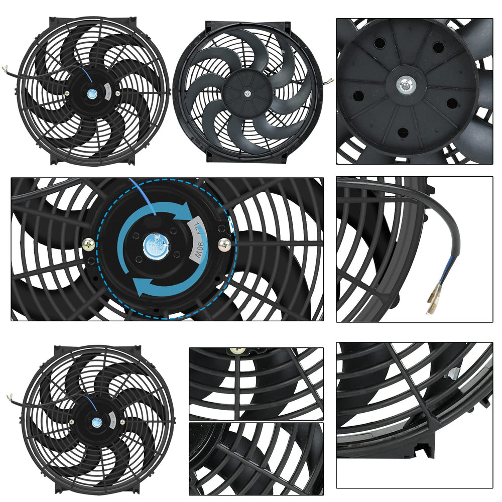 BLACKHORSE-RACING included brackets and tie straps for flexible mounting