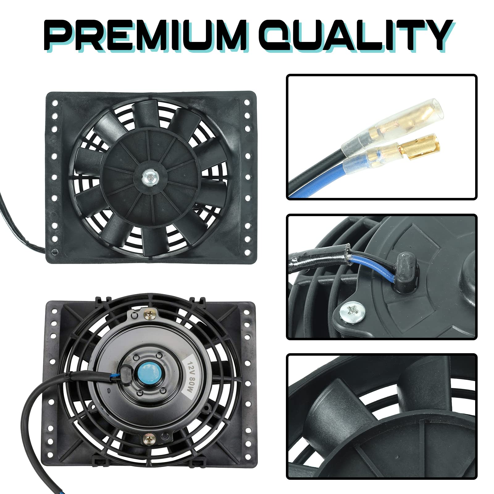 BLACKHORSE-RACING mounting brackets and tie straps for flexible secure mounting