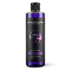 Blackline bottle front 16oz showing product and branding for clear identification and use