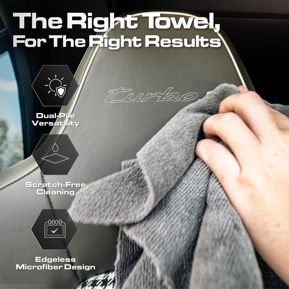 Blackline kit in-car application demonstrating soft leather restoration benefits