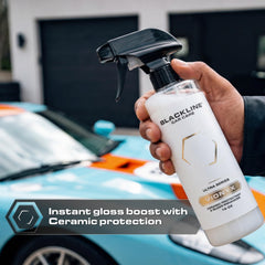 Blackline Vionyx close-up of silica ceramic layer revealing durable bonded surface