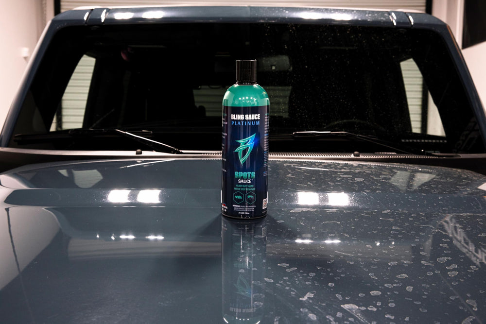 Bling Sauce used during driveway detailing, illustrates DIY professional results