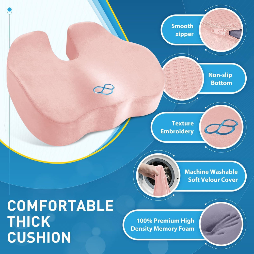 BlissTrends non-slip underside texture preventing cushion movement on seats