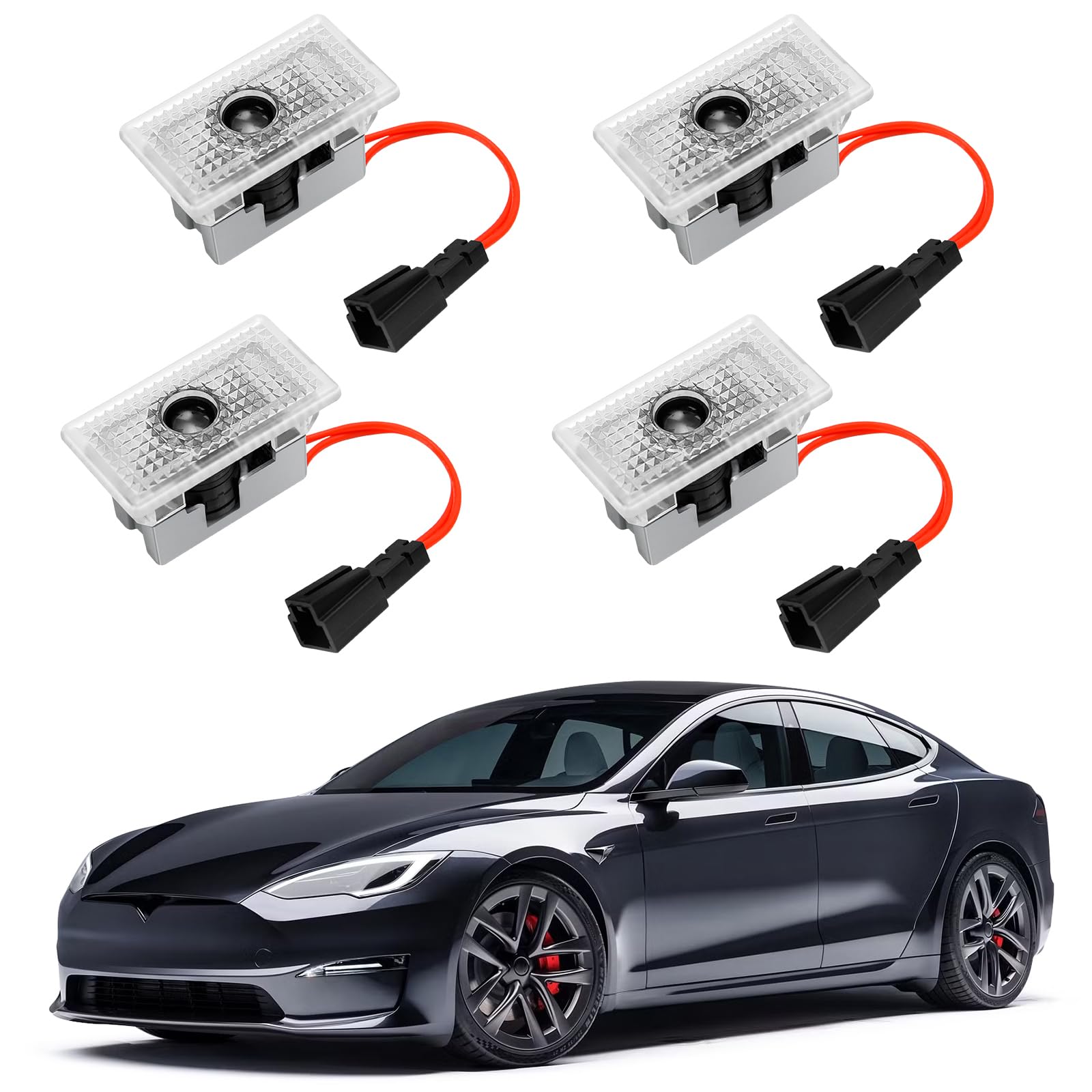 Blshwez front-packaging showing four puddle lights and warranty for confident purchase