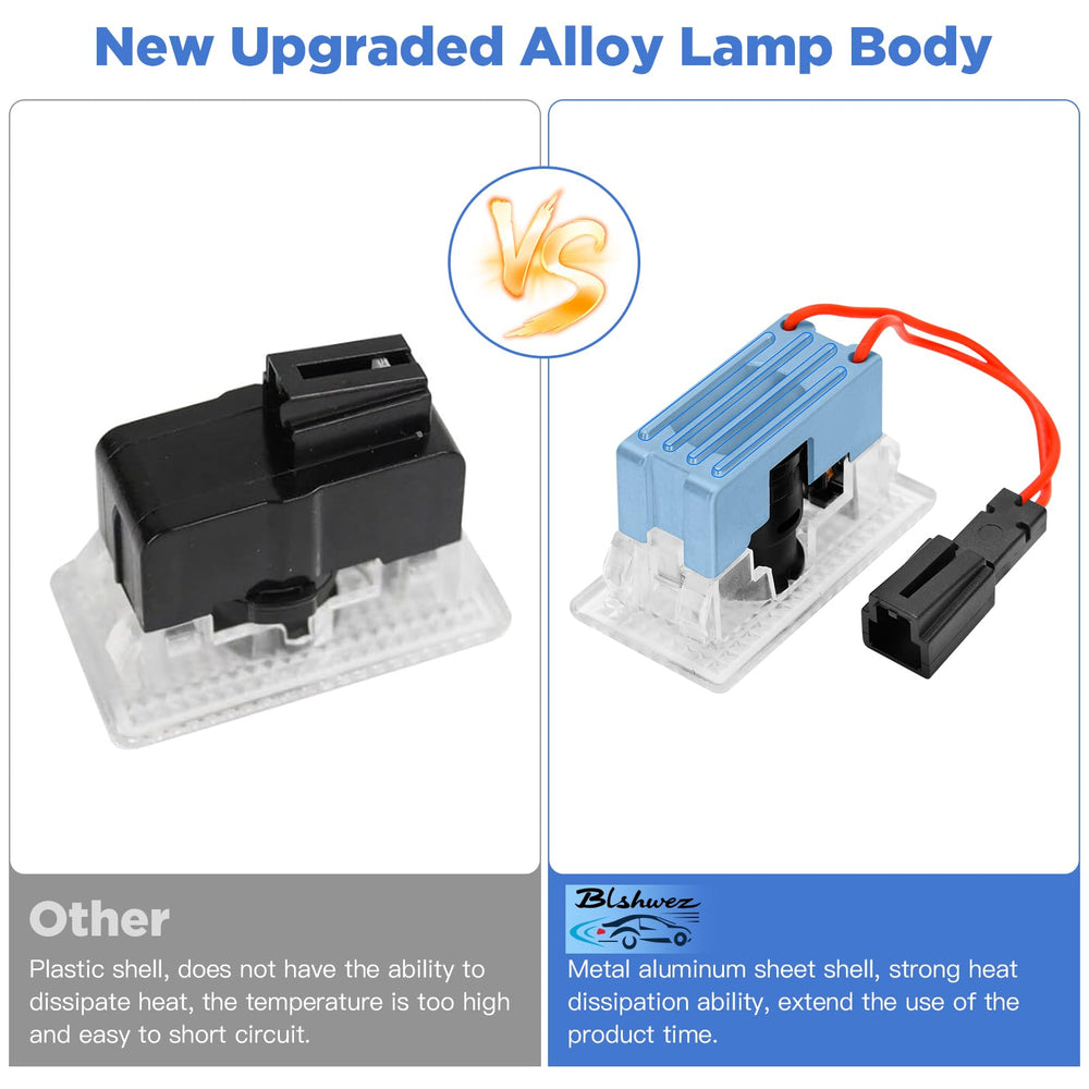 Blshwez wiring and connector detail showing OEM plug for no-cut installation