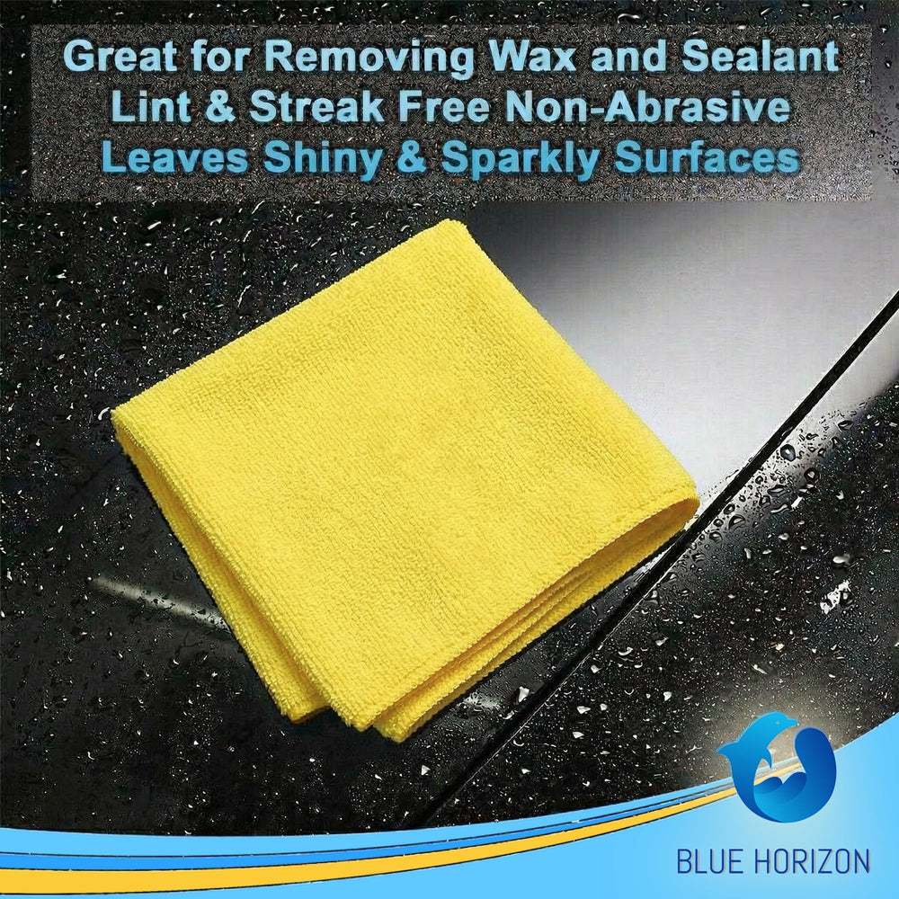 Blue Horizon towel absorbing a spill demonstrating high absorbency