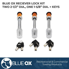 Blue Ox close-up of lock hardware showing sturdy construction and corrosion resistance