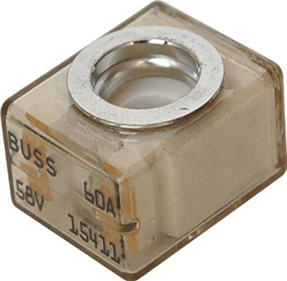 Blue Sea Systems MRBF 60A front profile showing blown indicator and durable housing benefit