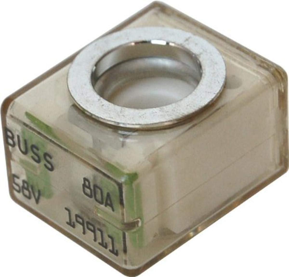 Blue Sea Systems MRBF 80A front view with clear window for quick blown-fuse detection