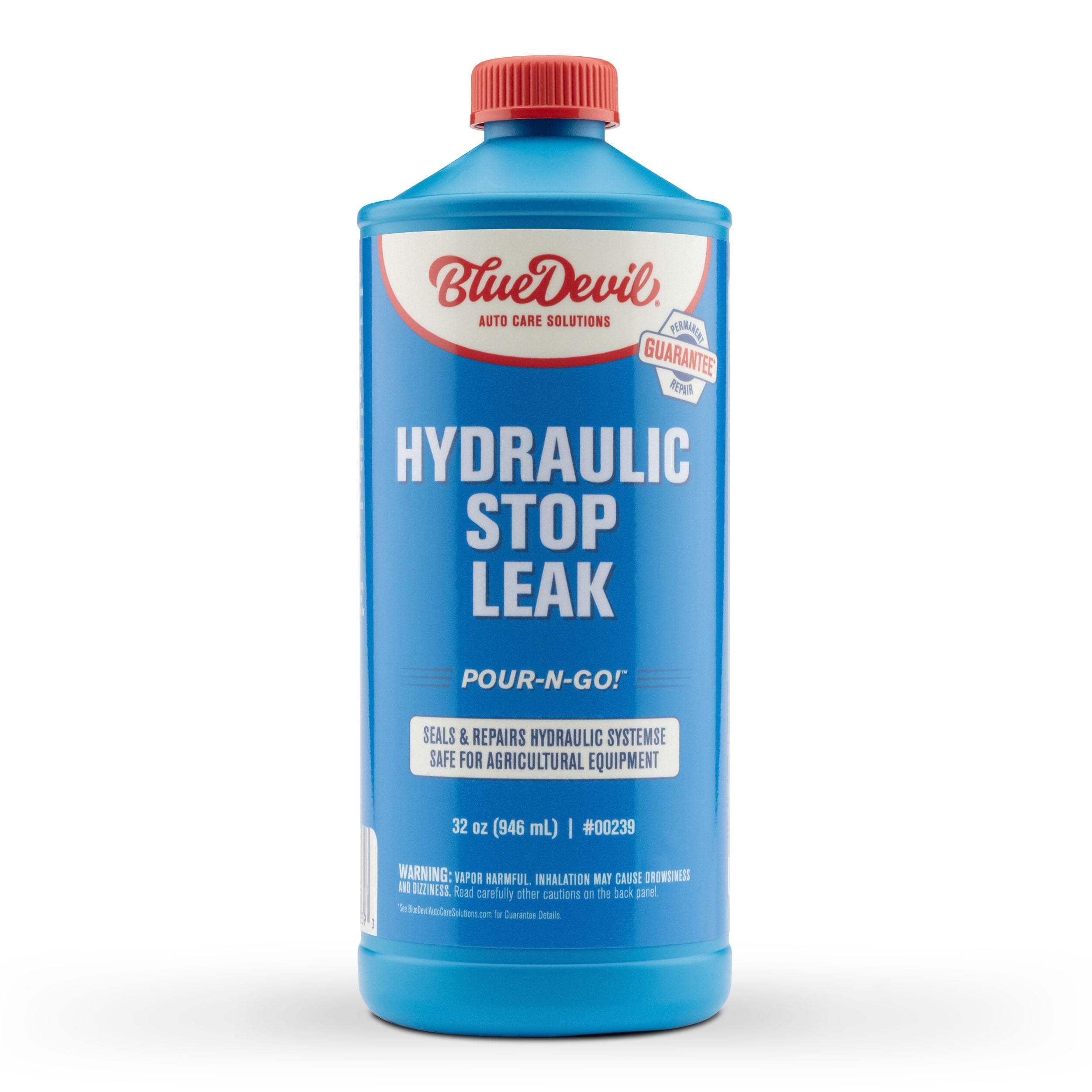 BlueDevil Products bottle front view showing quart size and clear labeling for fast identification